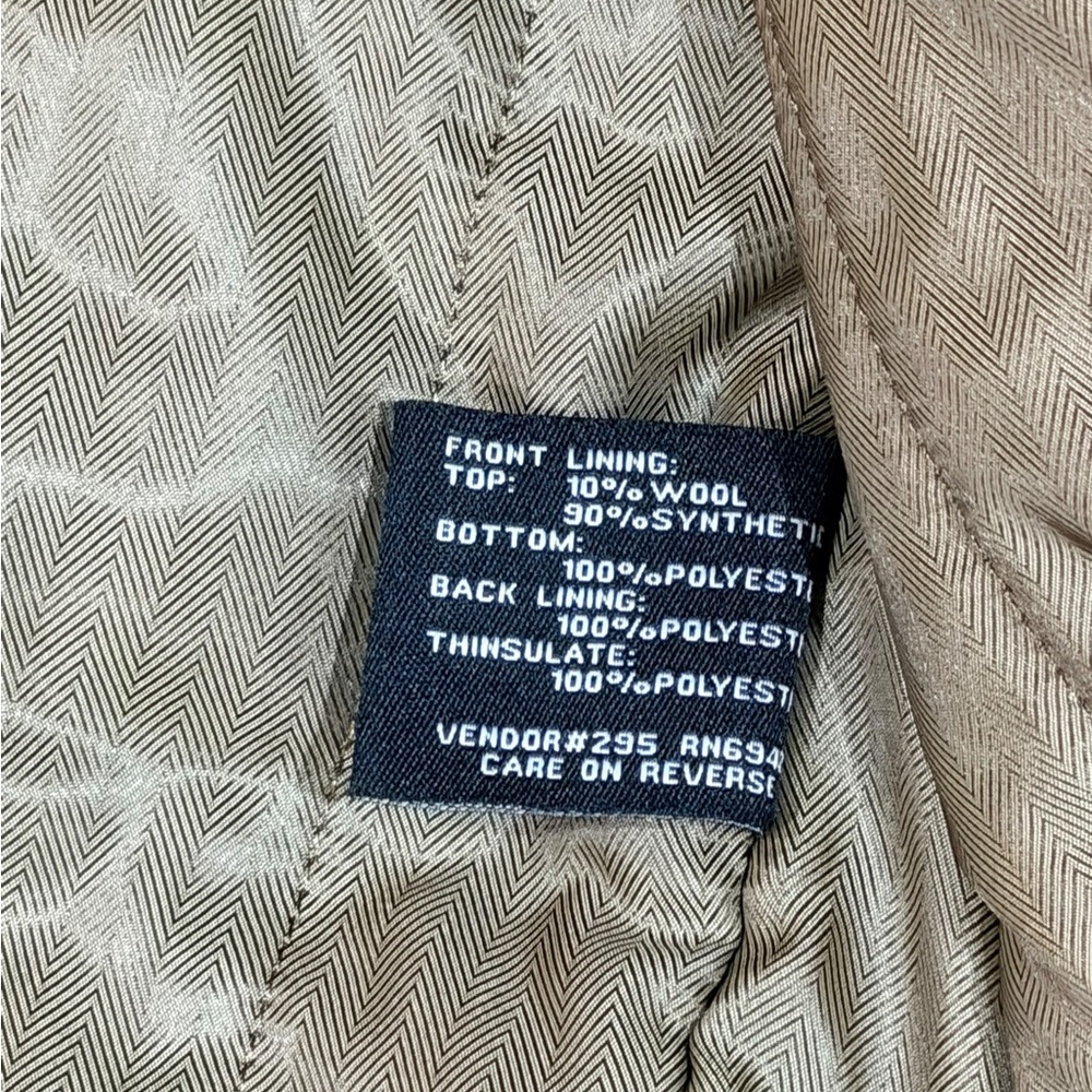 🔥 VTG Wilson Leather Men's Flight Bomber Thinsulate Insulation Jacket SZ L New - Picture 7 of 13